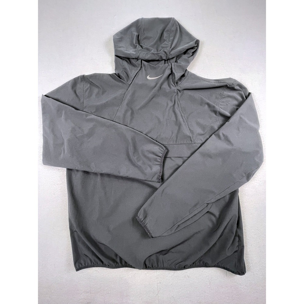 Nike Jacket Mens‎ S Black Running Division Packable Hooded Ripstop DD5393-010